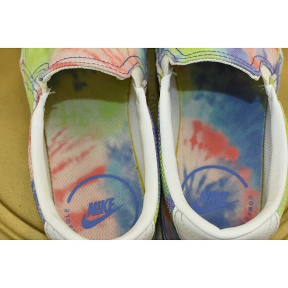 Nike Court Legacy Women's Shoes Size 8.5 Tie-Dye Print Slip On Walking Sneakers - Picture 9 of 10